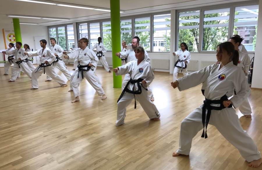 Taekwondo-Lehrgang Schwarzgurte